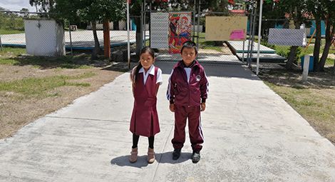 Kevin's first day back at school