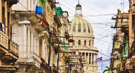 Old Havana looking towards the Capitolio. Giulio Paletta/CSW