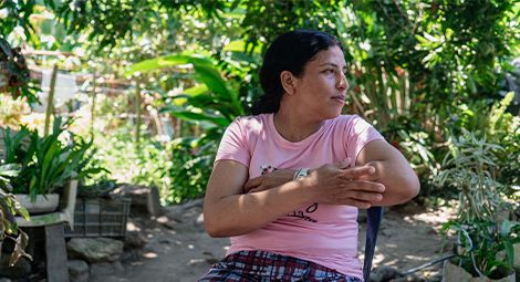 Pastora Karen, cuyo esposo Iván fue asesinado en enero de 2025. Foto: Juan Pablo Daza