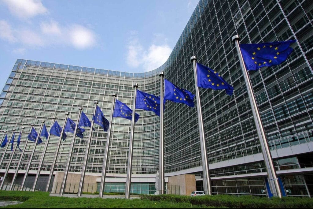 150114_European_Commission flags