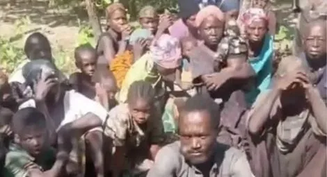 Released abductees from the Ariko community.