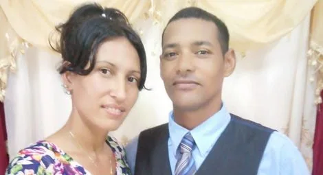 El pastor Maikel Pupo Velázquez y su esposa Anisley Ortiz.