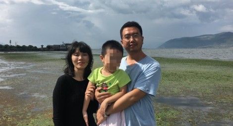 Chang Weiping and family. Credit: Twitter/@zijuan_chen