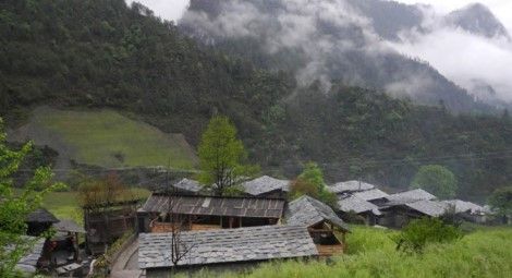 A village in Nujiang, Yunnan. Credit: China Source