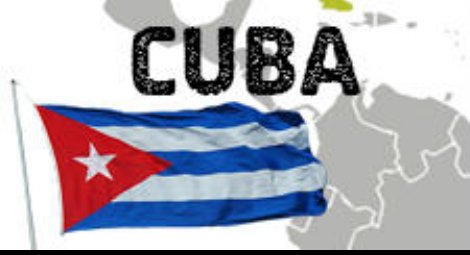 The Cuban flag 225x120