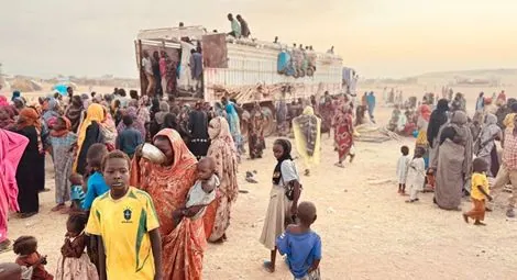 Sudanese displaced to Tawila following the RSF capture of El Fasher in October 2025.