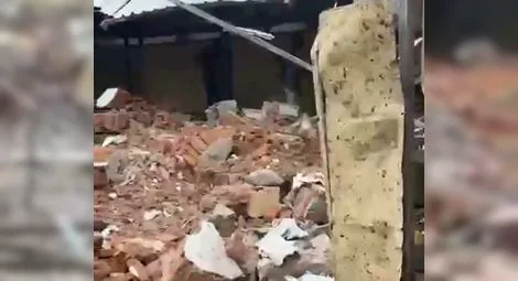 Video footage shows the mosque in El Fasher reduced to rubble.