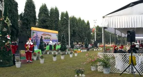 Christmas festival held by the Kachin State government. Credit: Kachin News Group