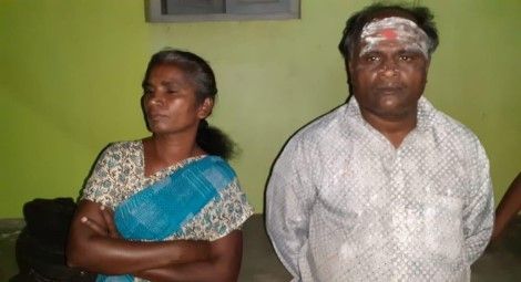 Babu Phinegas and his wife Esther. Credit: CSW