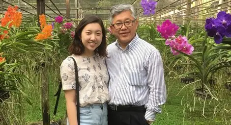 Pastor Ezra Jin Mingri with his daughter Grace Jin Drexel