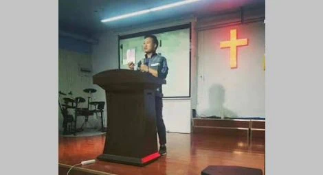Caption: Preacher Wang Shunping. Source: Weiquanwang