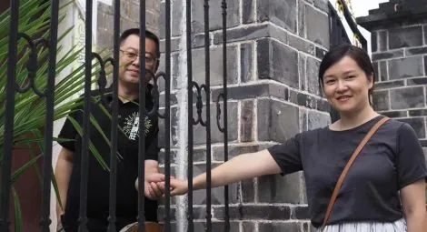 Pastor Wang Yi and his wife Jiang Rong. Credit: Early Rain (Facebook)