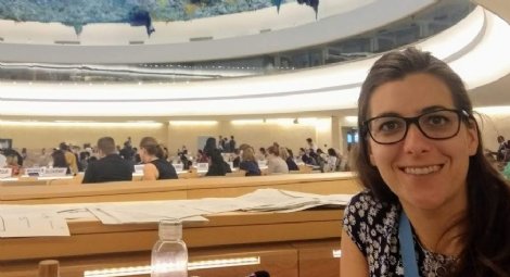 Our UN Officer, Clare Denman