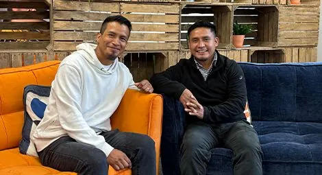 Luis (L) and Juan Nicolás (R)