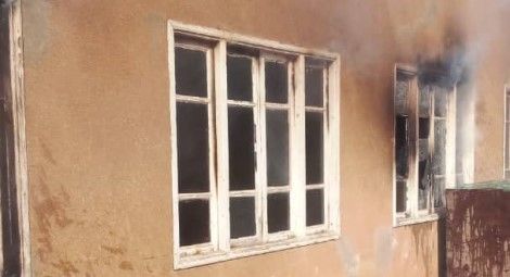 Damage to the Evangelical Church in Wad Madani