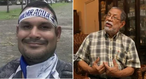 Pastor Wilber Alberto Perez (L) and Edgard Francisco Parrales Castillo (R)