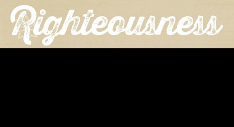 Prayer Diary - Advent 3 - Righteousness