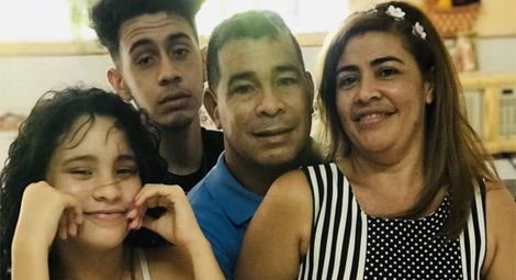 Pastor Lorenzo and his family