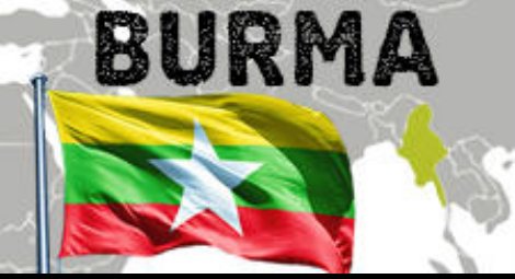 The Burmese flag 225x120
