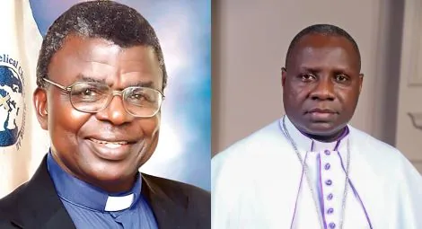 Rev Dr Jeremiah M Gado (Left), and The Most Rev Daniel Okoh (Right). Credit: CSW