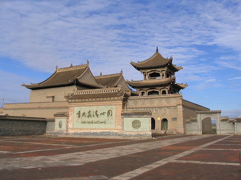 CHN Tongxin Great Mosque in Wuzhong, Ningxia Hui Autonomous Region. FREE TO USE
