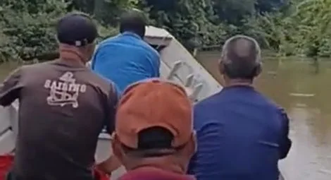 Video footage depicts suspected victims being transported along the Itilla River.