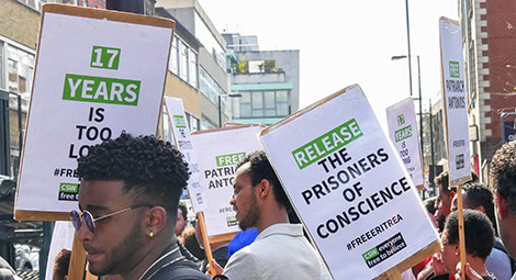 Eritrea prayer and protest, 2019