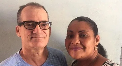 El pastor Alexis Padrón Lorenzo y su esposa Roselin Benítez Cruz